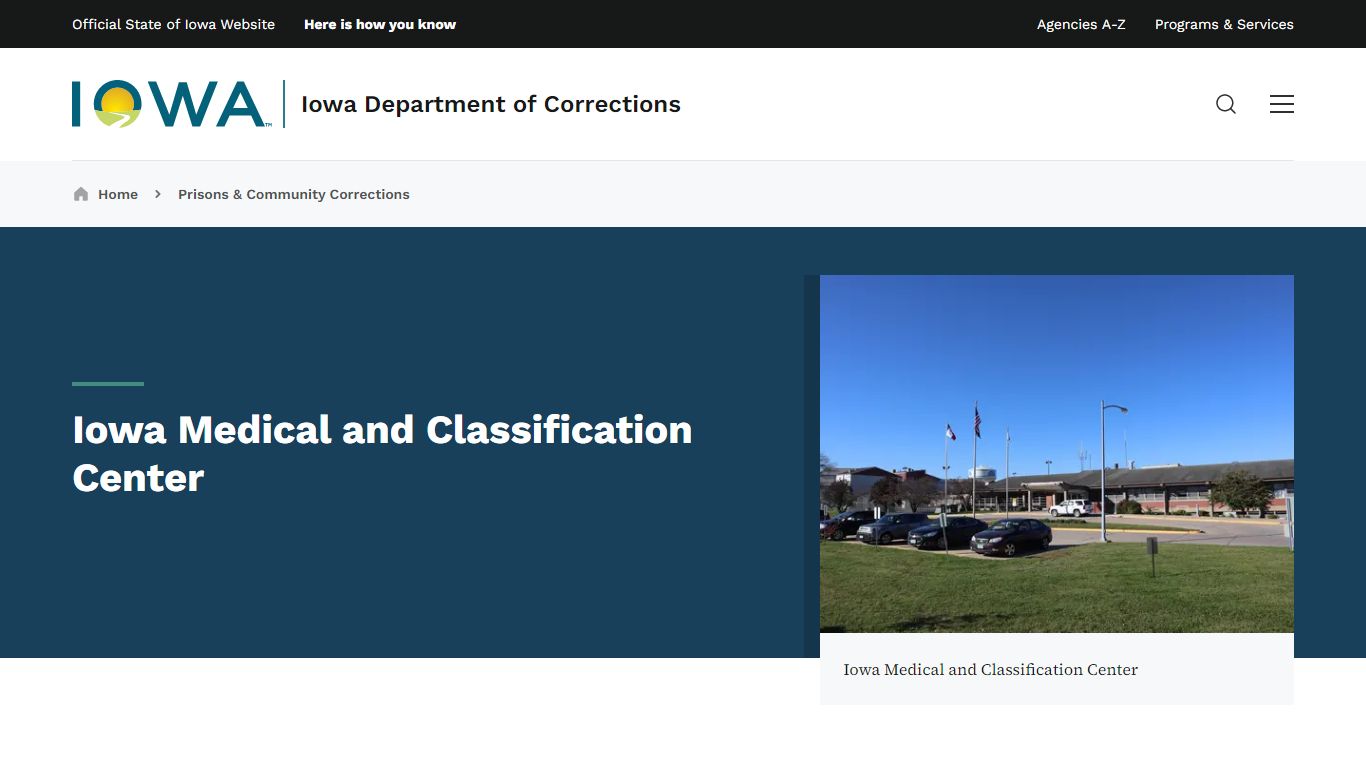 Iowa Medical and Classification Center | Iowa Department of Corrections
